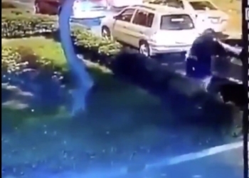 Sujeto intenta asaltar a automovilista en el tráfico, termina abatido