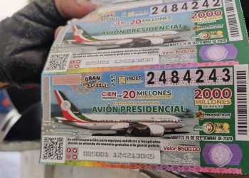 Vendidos 63.58 por ciento de ‘cachitos’ para sorteo del Avión Presidencial