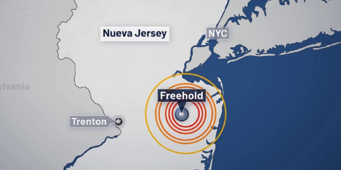 Registran temblor de 3.1 grados en Nueva Jersey