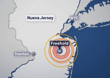Registran temblor de 3.1 grados en Nueva Jersey