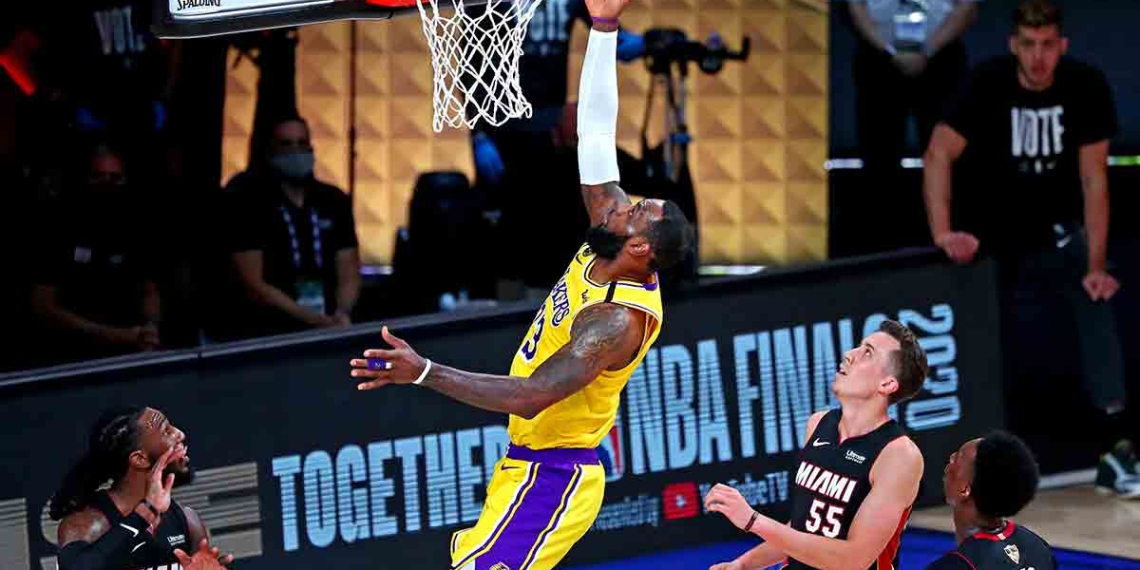 Lakers y LeBron acarician el título de la NBA
