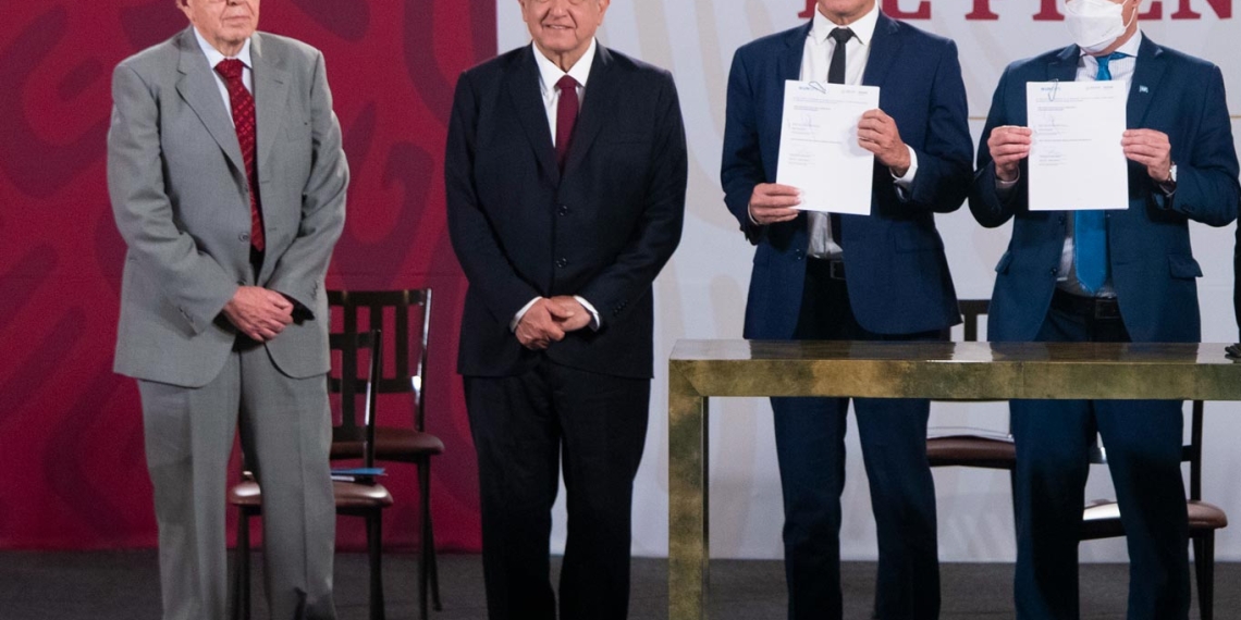 Firma AMLO acuerdo con ONU sobre compra de medicamentos