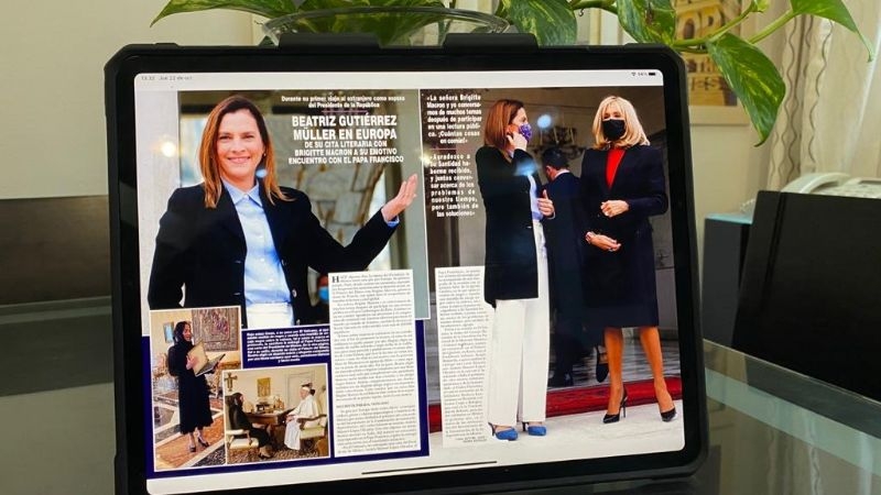 Aparece en Hola! Beatriz Gutiérrez
