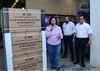 Entregan paquetes electorales para las casillas