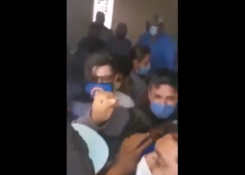 Bodega con despensas provocan riña en Hidalgo