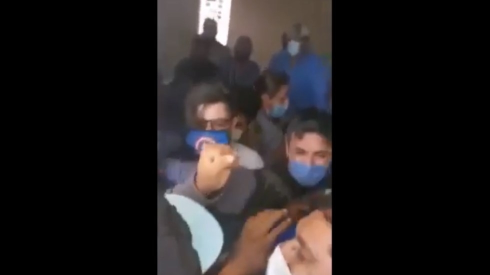 Bodega con despensas provocan riña en Hidalgo