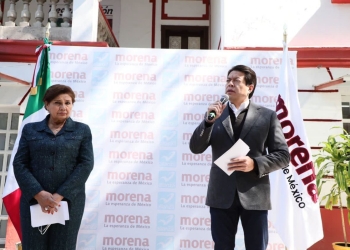 Morena acuerda gran coalición con Nueva Alianza