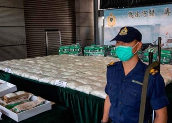 Hong Kong incauta su mayor alijo de metanfetaminas procedente de México