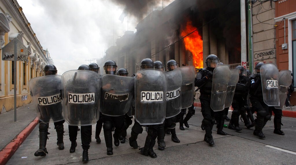 Al menos 22 detenidos durante las manifestaciones en Guatemala