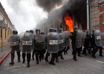 Al menos 22 detenidos durante las manifestaciones en Guatemala