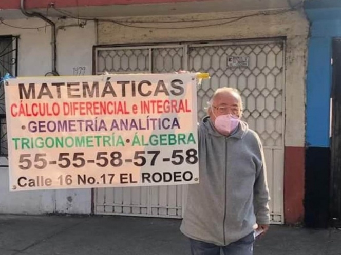 Abuelito ofrece clases de matemáticas y se vuelve viral