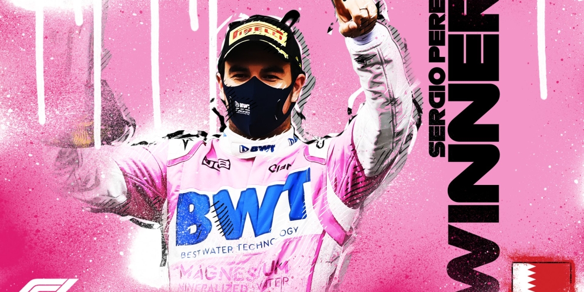 “Checo” Pérez gana el Gran Premio de Sahkir