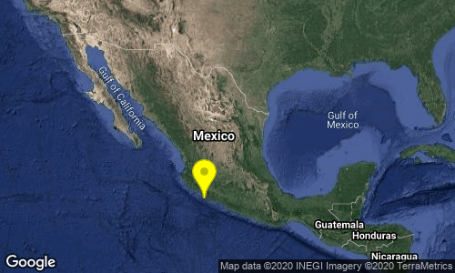 Un sismo de magnitud 4.4 madruga a Coalcomán, Michoacán