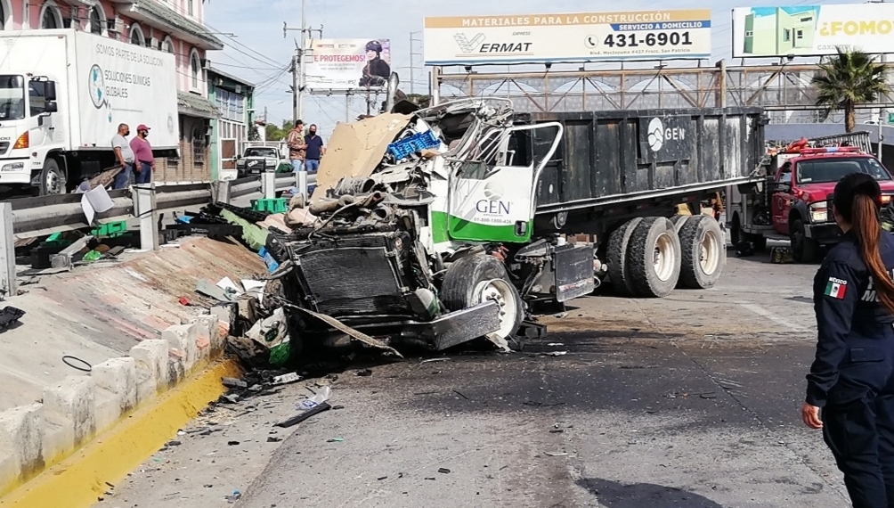 Choque casi frontal deja un fallecimiento