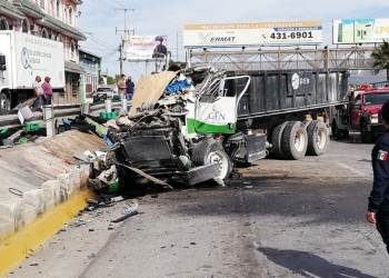 Choque casi frontal  deja un fallecimiento