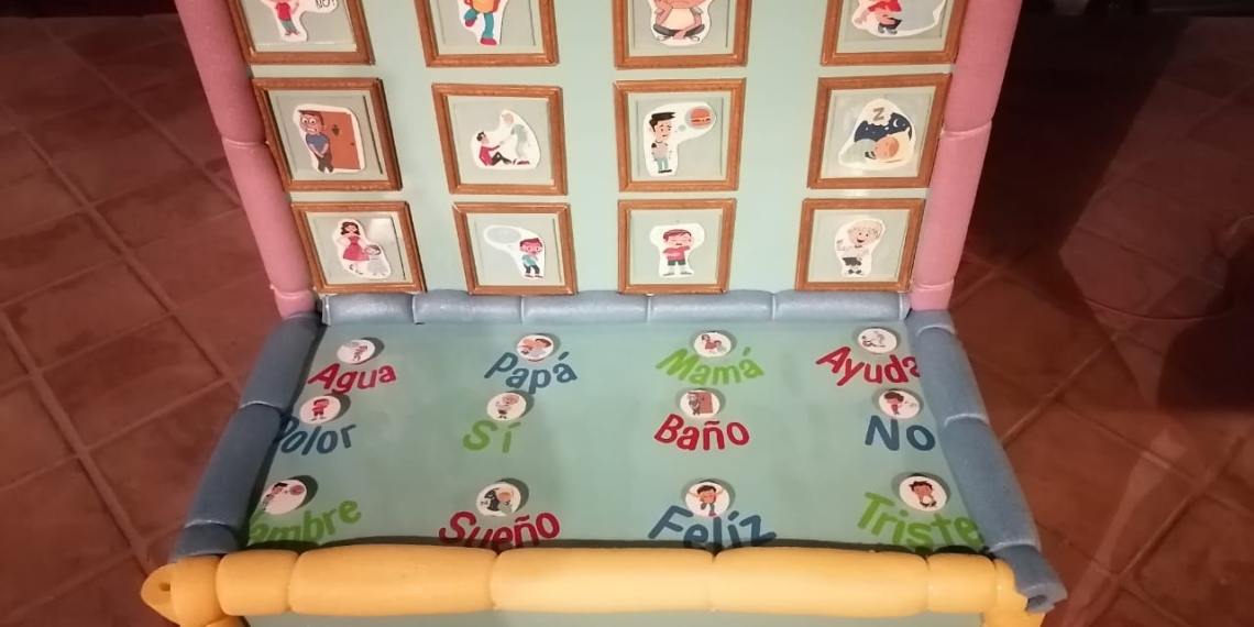 Crean tablero para  los niños especiales