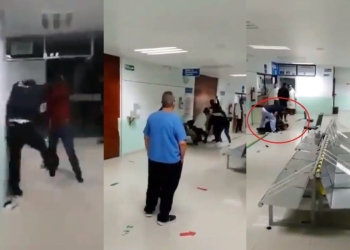 Exigen atención médica por COVID-19 a golpes en hospital de Tlaxcala