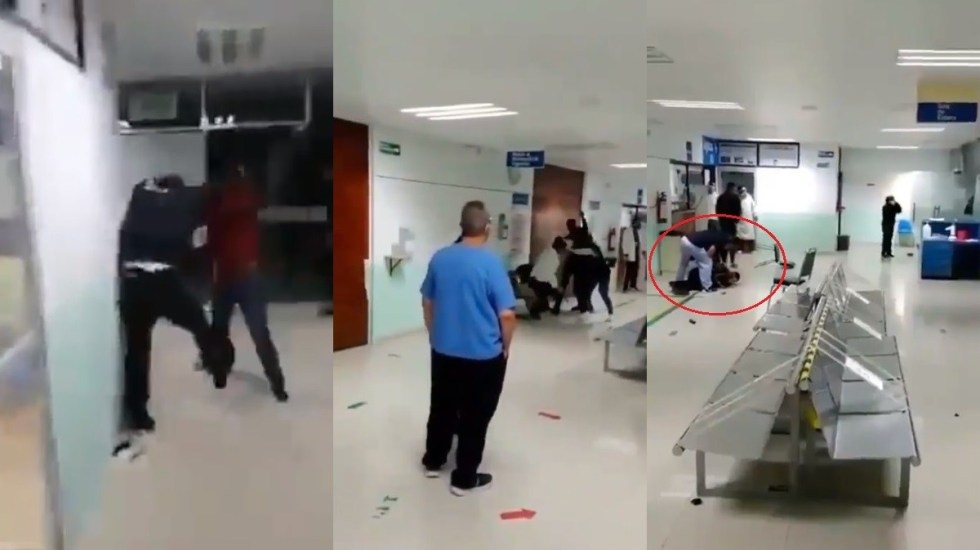 Exigen atención médica por COVID-19 a golpes en hospital de Tlaxcala