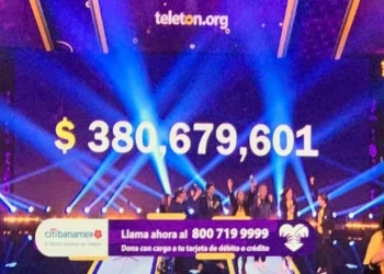 Teletón supera meta de 2019 y rebasa los 380 millones de pesos