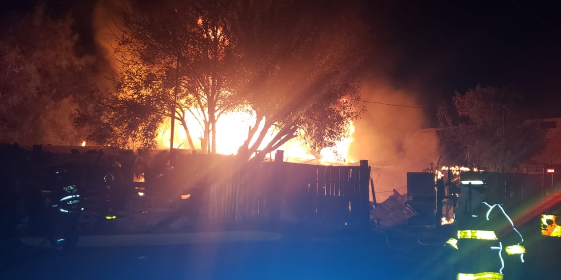 Incendio en domicilio no ha sido denunciado