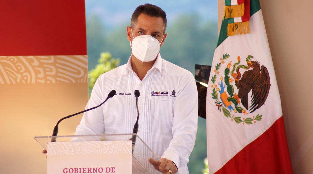 Gobernador de Oaxaca da positivo a COVID-19
