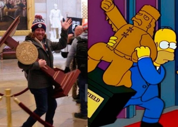 Los Simpson también predijeron caos y disturbios por elecciones en EU