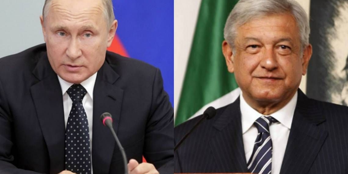 López Obrador conversa con Vladimir Putin