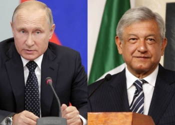 López Obrador conversa con Vladimir Putin