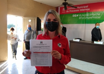 Norma Treviño se preregistra como candidata a la alcaldía de PN por el PRI