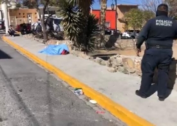 Muere hombre  en la vía pública