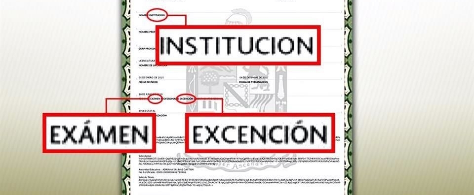 SEP expide títulos profesionales con faltas de ortografía