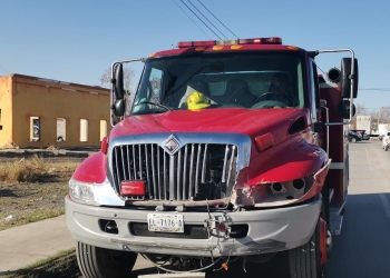 Ante el ministerio público choque protagonizado por apagadora