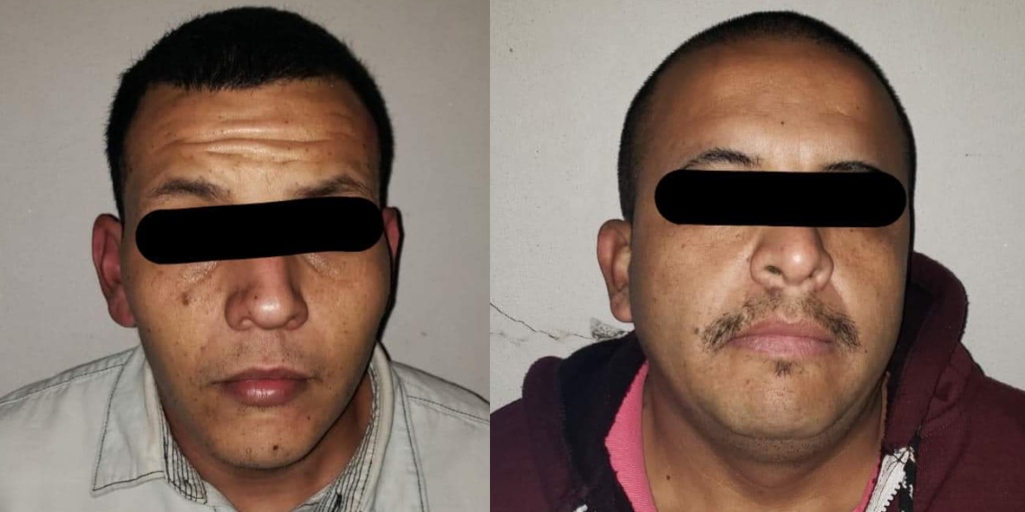 Detienen a dos hombres con cristal