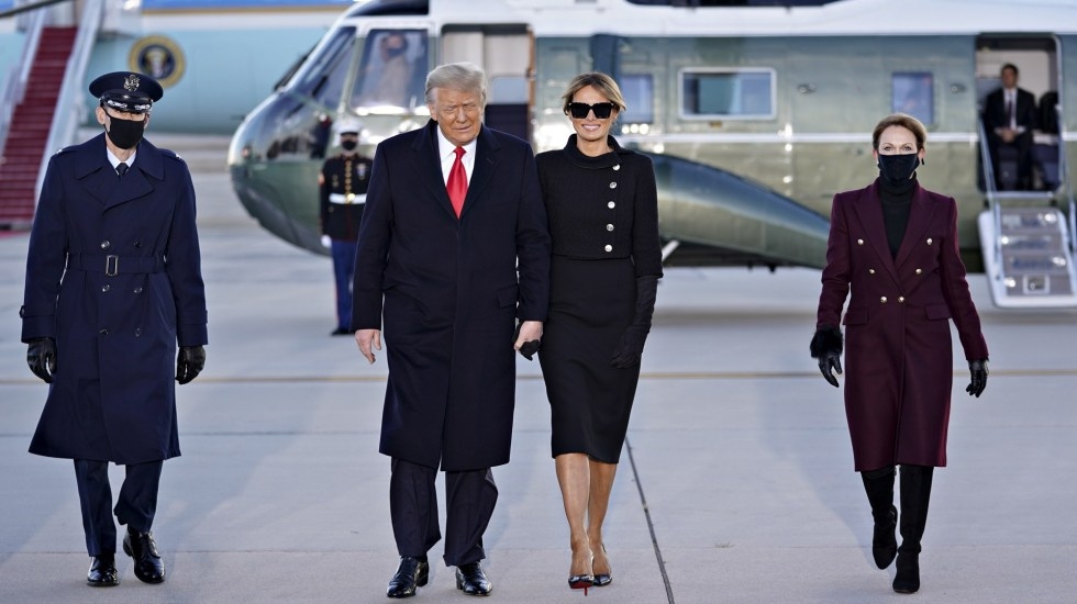“Nos veremos pronto”, últimas palabras de Trump como presidente de EE.UU.