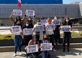 Activistas y políticas piden juicio político contra Salgado Macedonio en Cámara de Diputados