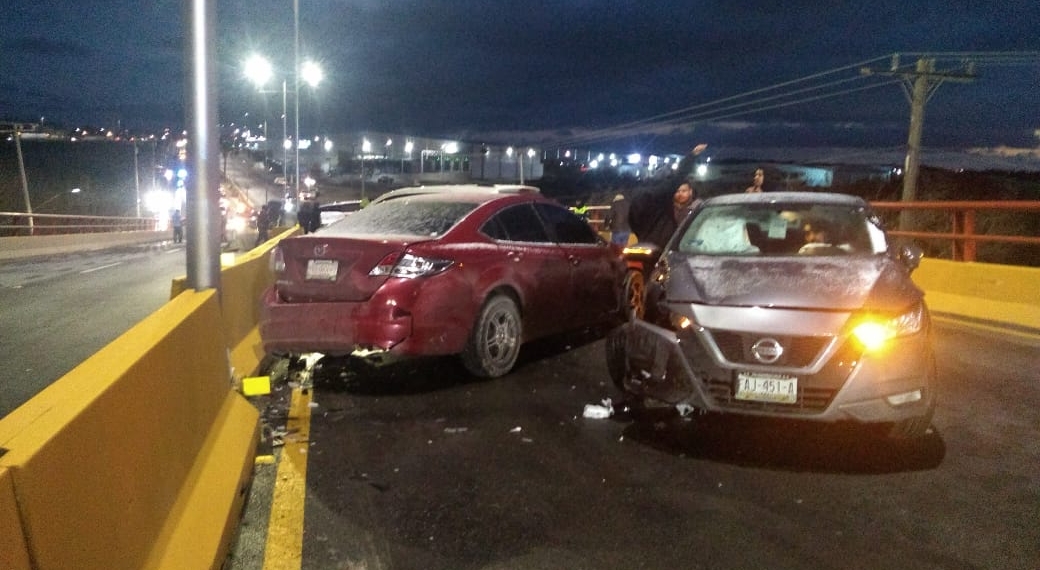 Choque carambola no ha sido consignado ante asuntos viales
