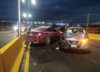 Choque carambola no ha sido consignado ante asuntos viales
