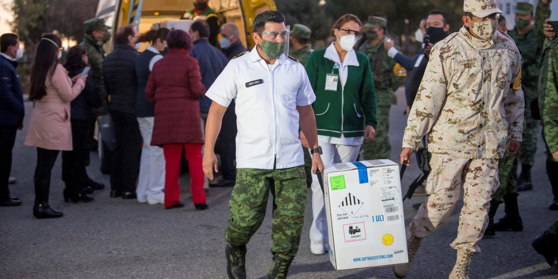 Este domingo llegarán a Coahuila 20 mil dosis de  vacunas contra COVID-19