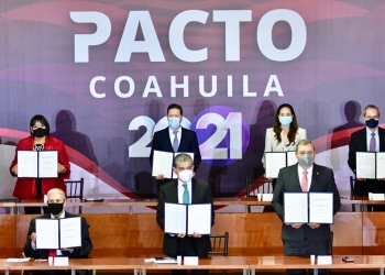 Firman “Pacto Coahuila 2021” para reactivar la economía