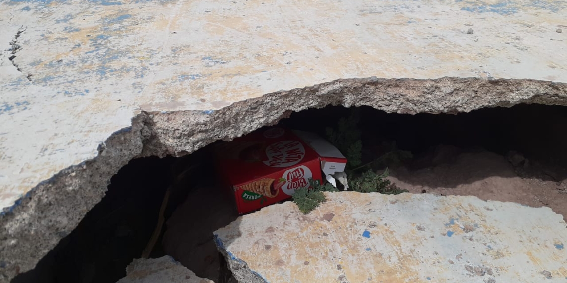 Encuentran feto en un panteón