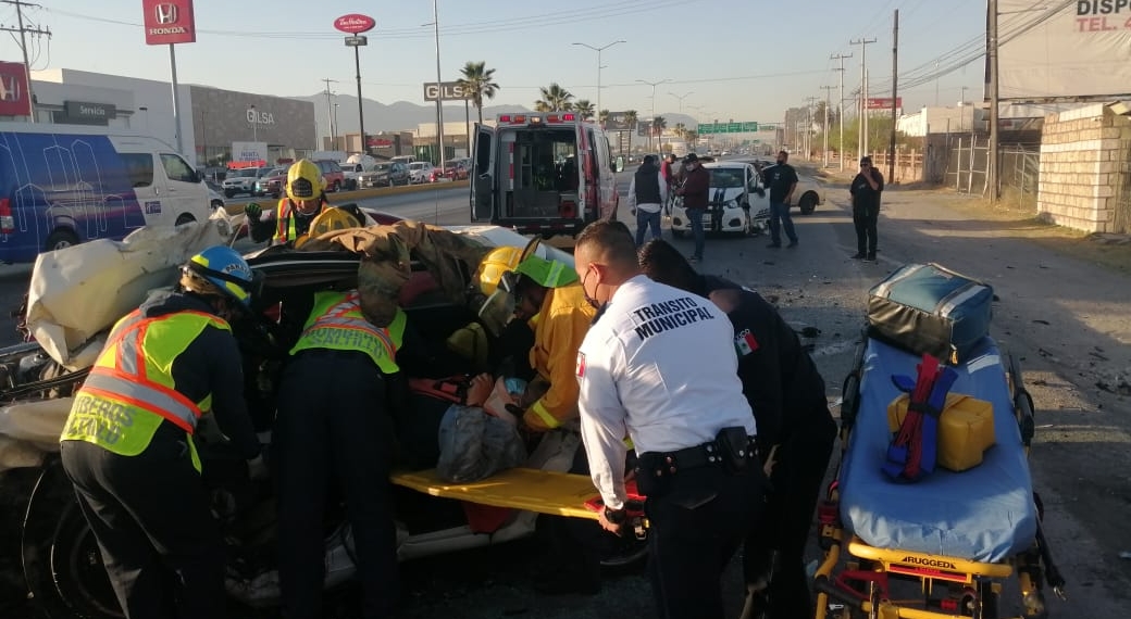 Aparatoso accidente