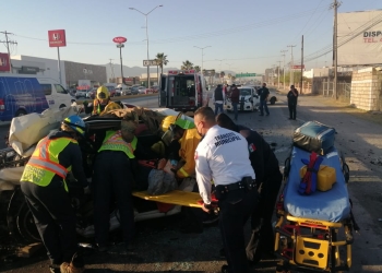 Aparatoso accidente