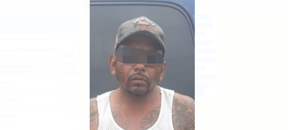 Lo detienen por portar arma blanca; abría cometido un robo con violencia