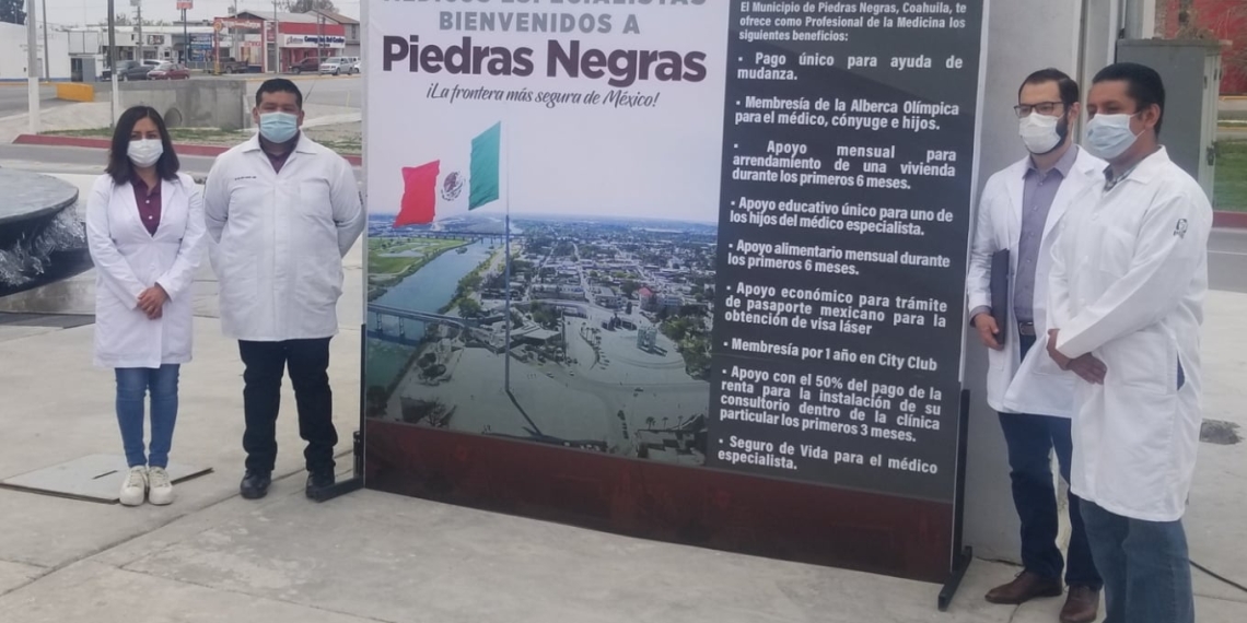 20 especialistas llegan a Piedras Negras