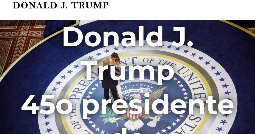 Donald Trump lanza su sitio web ‘45office.com’