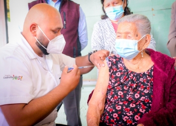 Avanza vacunación para Adultos Mayores en Piedras Negras