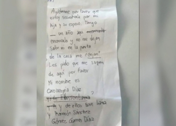‘Ayúdenme, estoy secuestrada’, con esta carta abuelita pidió auxilio a enfermero