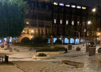 Fuertes lluvias y granizo causan daños en el Templo Mayor y afectaciones en la CDMX