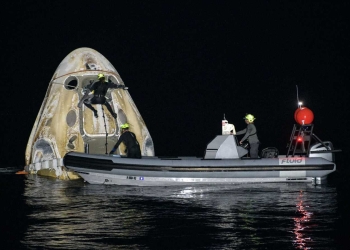 ¡Bienvenidos a casa! Así fue el regreso de los astronautas abordo de la nave del SpaceX