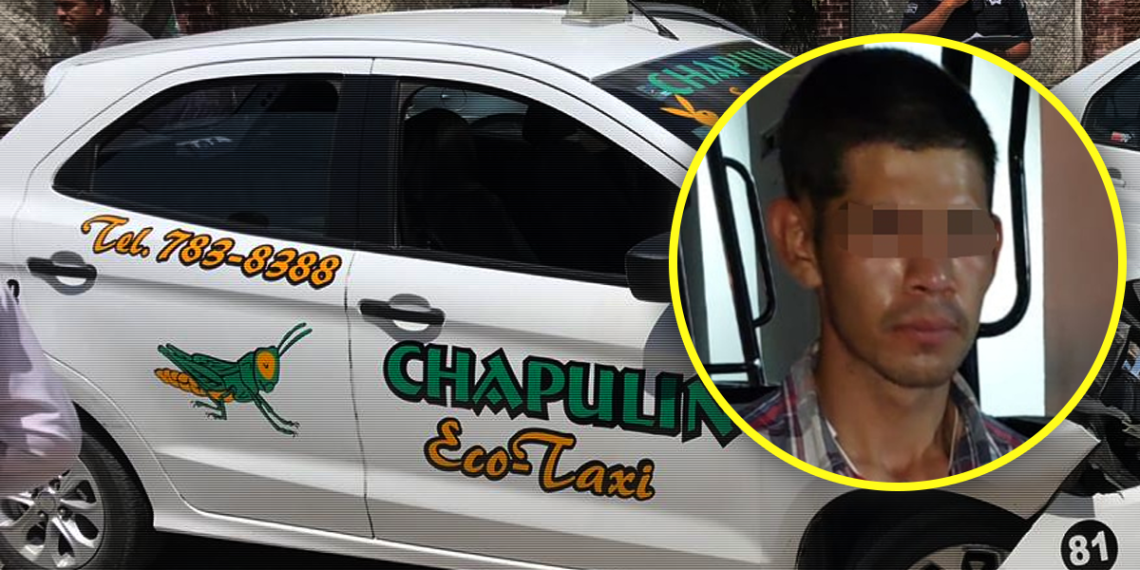 Le roba a taxista; al huir se accidenta